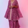 SVA Purple Saanjh Printed Co-ord Set -Inca Sales Store 88sva22 1
