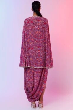 SVA Purple Saanjh Printed Co-ord Set -Inca Sales Store 88sva22 4
