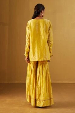 Shorshe Yellow Saifi Sharara Set -Inca Sales Store 91023sr8 5