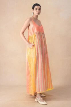 Injiri Pink Handcrafted Bandhani Dress -Inca Sales Store 91123iri6 3