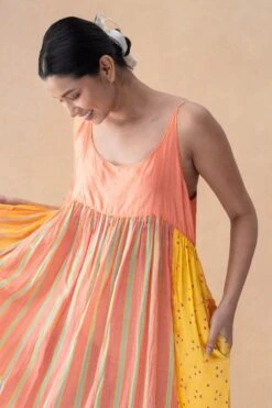 Injiri Pink Handcrafted Bandhani Dress -Inca Sales Store 91123iri6 4