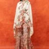 Anamika Khanna Floral Printed Drape And Sharara Set -Inca Sales Store 911ak22 1