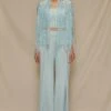 Shriya Som Powder Blue Co-ord Set With Cape -Inca Sales Store 912ss19 1