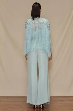 Shriya Som Powder Blue Co-ord Set With Cape 9 Shriya Som Powder Blue Co-ord Set With Cape -Inca Sales Store 912ss19 4