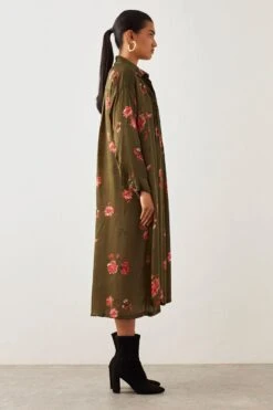 SNOB Lily Green Rumi Shirt Dress -Inca Sales Store 91sn58 3