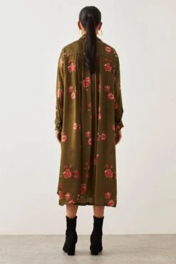 SNOB Lily Green Rumi Shirt Dress -Inca Sales Store 91sn58 5