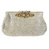 KOKOMMO White Hand Embellished Vicenza Clutch -Inca Sales Store 92kom10 1