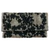 KOKOMMO Black Printemps Hand Embroidered Clutch