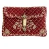 KOKOMMO Red Quilted Delphine Clutch -Inca Sales Store 92kom32 1