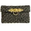 KOKOMMO Black Hand Embellished Avril Clutch -Inca Sales Store 92kom7 1