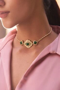 Aulerth Rumeli Geometric Choker By JJV By JJ Valaya