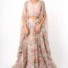 Anushree Reddy Floral Lehenga Set With Cape -Inca Sales Store 96ar4 1