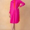 Bodice Pink Two Tone Shirt Dress -Inca Sales Store 9823be8 1