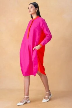 Bodice Pink Two Tone Shirt Dress -Inca Sales Store 9823be8 2