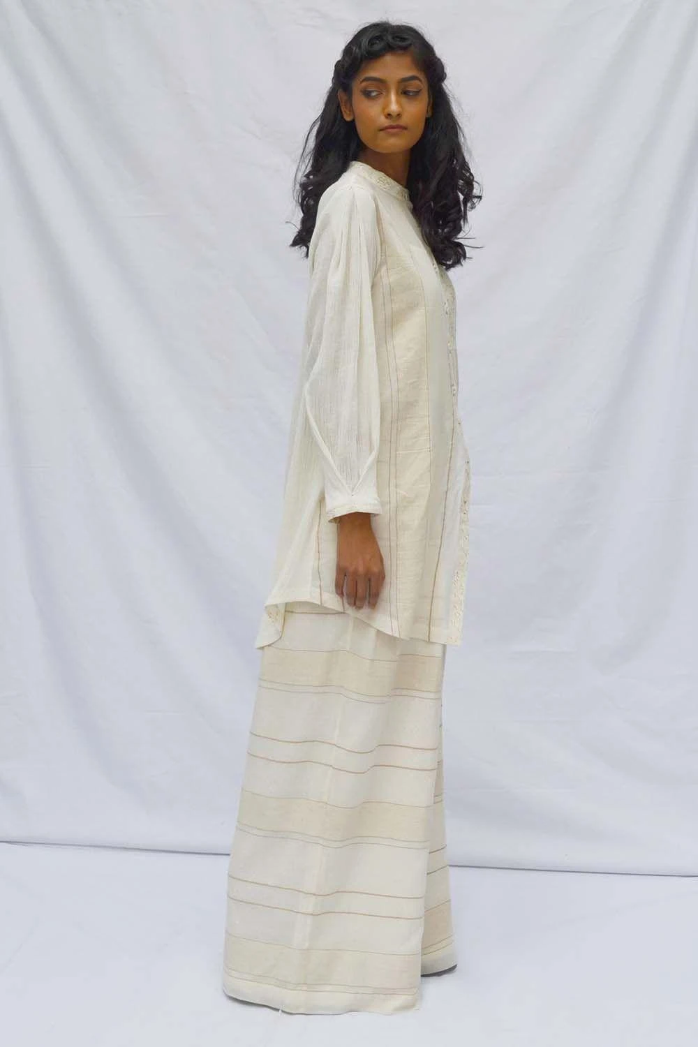 Ahmev Mandarin Collar Shirt 4 Ahmev Mandarin Collar Shirt - Image 2