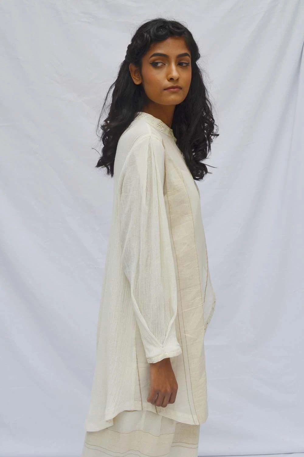 Ahmev Mandarin Collar Shirt 6 Ahmev Mandarin Collar Shirt - Image 4