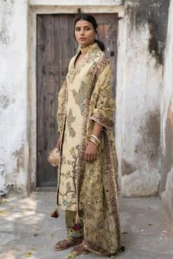 Archana Jaju Beige Kalamkari Kurta Set -Inca Sales Store aj re 17 2