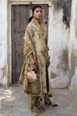 Archana Jaju Beige Kalamkari Kurta Set -Inca Sales Store aj re 17 3