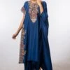Anamika Khanna Blue Embroidered Kaftan & Pants -Inca Sales Store ak ens d 075 1