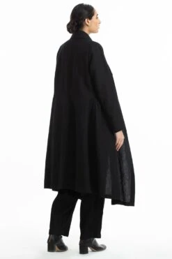 Akaaro Handwoven Jacket With Side Gathers -Inca Sales Store akss2042 3