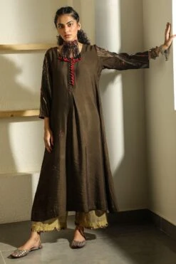 Medha Translucent Light Green Pants