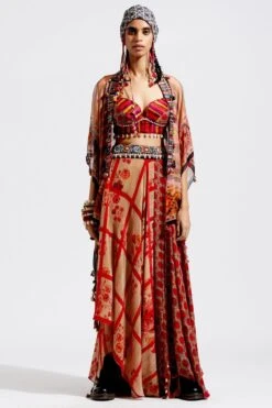 Aseem Kapoor Multi-colour Veni Jacket Set -Inca Sales Store aw21 ac jk 3 bl 5 sk 1 1