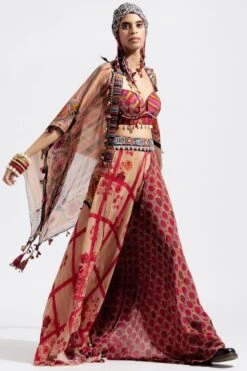 Aseem Kapoor Multi-colour Veni Jacket Set -Inca Sales Store aw21 ac jk 3 bl 5 sk 1 3