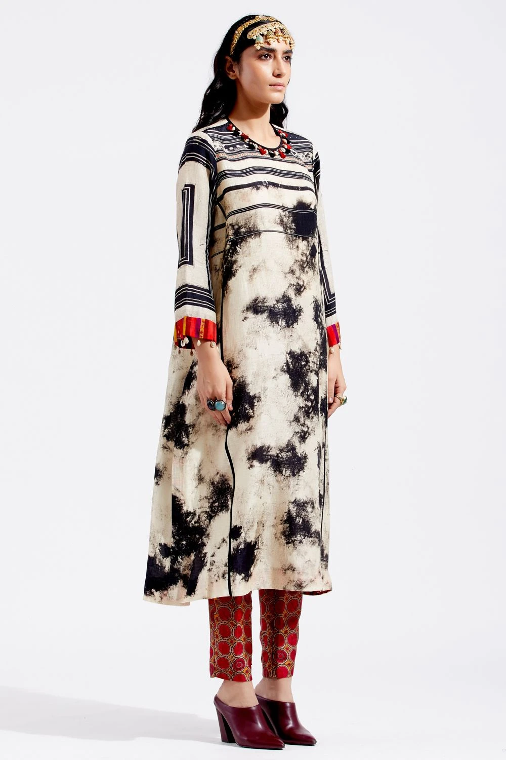 Aseem Kapoor Tie & Dye Rudra Kurta Set 4 Aseem Kapoor Tie & Dye Rudra Kurta Set - Image 2