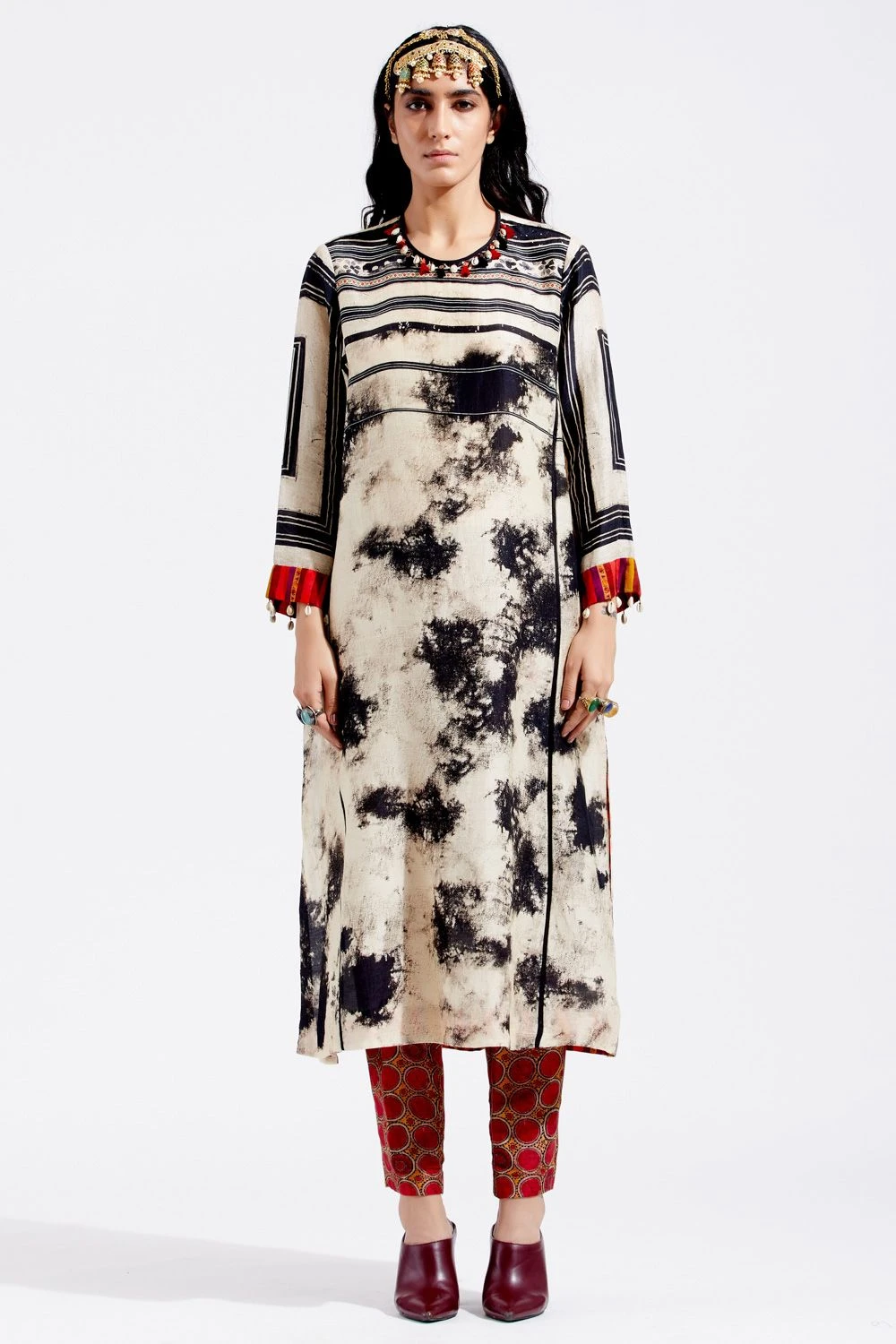 Aseem Kapoor Tie & Dye Rudra Kurta Set 6 Aseem Kapoor Tie & Dye Rudra Kurta Set - Image 4