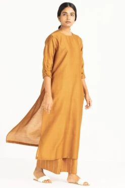 Three Mustard Chanderi Tunic & Pants 8 Three Mustard Chanderi Tunic & Pants -Inca Sales Store aw21 set23 3