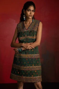 Sunira Designs Mirch Masala Brown Sheath Dress 10 Sunira Designs Mirch Masala Brown Sheath Dress -Inca Sales Store aw2115 4 1