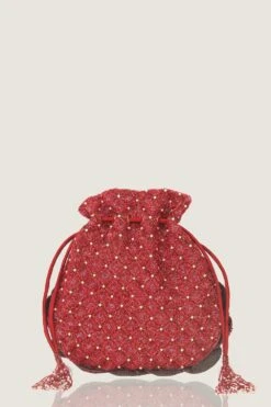 Doux Amour Bella Red Potli -Inca Sales Store belpotlired 3