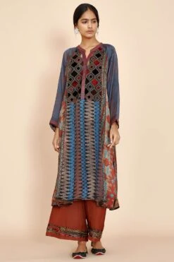 Sunira Designs Rushaan Rust Pants