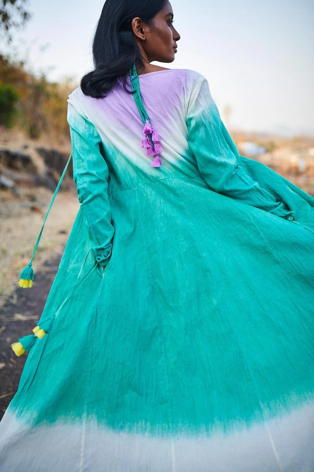 Teal Halterneck Maxi Dress 7 Teal Halterneck Maxi Dress - Image 5