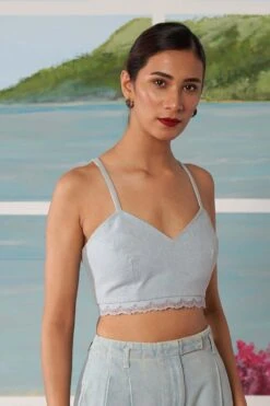 Ikai Strappy Denim Bralette