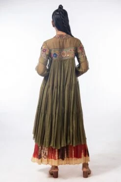 CAPISVIRLEO Moss Green Kurta -Inca Sales Store capo4 4