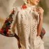 Chandrima Short Ivory Cutwork Jacket