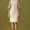 Chandrima Ivory Cold Shoulder Dress -Inca Sales Store ch1209 1
