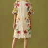 Chandrima Ivory Floral Jacket -Inca Sales Store ch1213 1