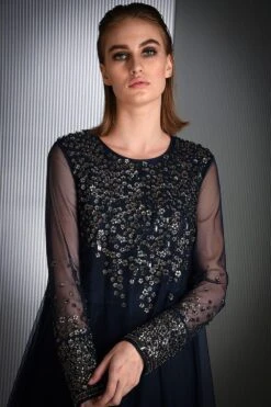 Rohit Gandhi + Rahul Khanna Asymmetric Sequined Kurta 8 Rohit Gandhi + Rahul Khanna Asymmetric Sequined Kurta -Inca Sales Store ckd304 3