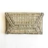 KOKOMMO Silver Como Clutch