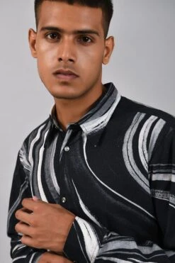 Countrymade Marble Printed Shirt -Inca Sales Store cm bob sh 04 4