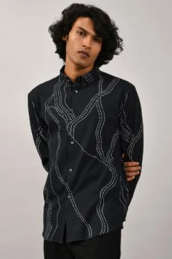 Countrymade Black Printed Shirt -Inca Sales Store cm btc sh 15 3