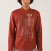 Countrymade Earth Red Embroidered Shirt -Inca Sales Store cm ctd sh 03 1