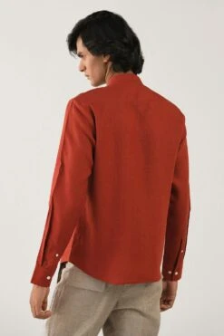 Countrymade Earth Red Embroidered Shirt -Inca Sales Store cm ctd sh 03 4