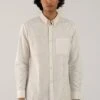 Countrymade Ivory Linen Cotton Shirt