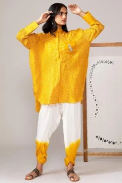 Twenty Nine Crushed Bandhani Oversized Kurta