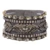 Deepa Gurnani Kajal Gunmetal Cuff -Inca Sales Store cu4756gun 1