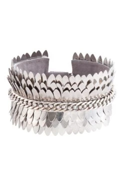 Deepa Gurnani Silver Brass Cuffs