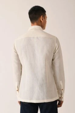 Dhruv Vaish Cream Handloom Cotton Shirt -Inca Sales Store d06c0121 4
